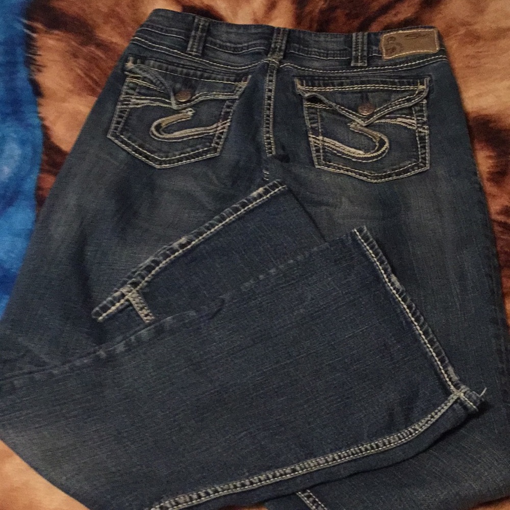 Silver jeans